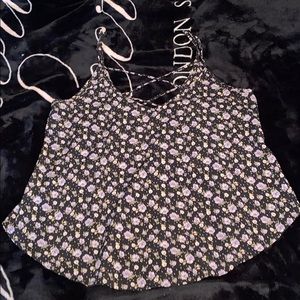 Gently worn size small floral tank!